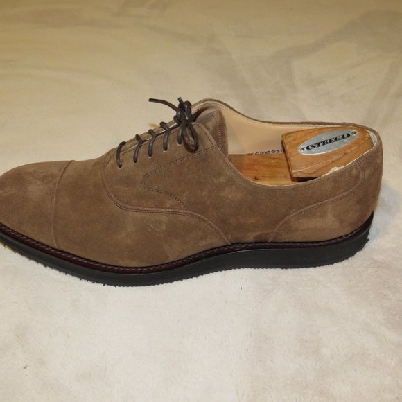 Church\'s Lancaster Wedge Brown Suede Captoe Oxford 100 Last US 9.5F NWB main image 7